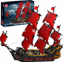 Laden Sie das Bild in den Galerie-Viewer, MouldKing 13109 - Queen Anna Red Piratenschiff