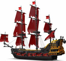 Laden Sie das Bild in den Galerie-Viewer, MouldKing 13109 - Queen Anna Red Piratenschiff