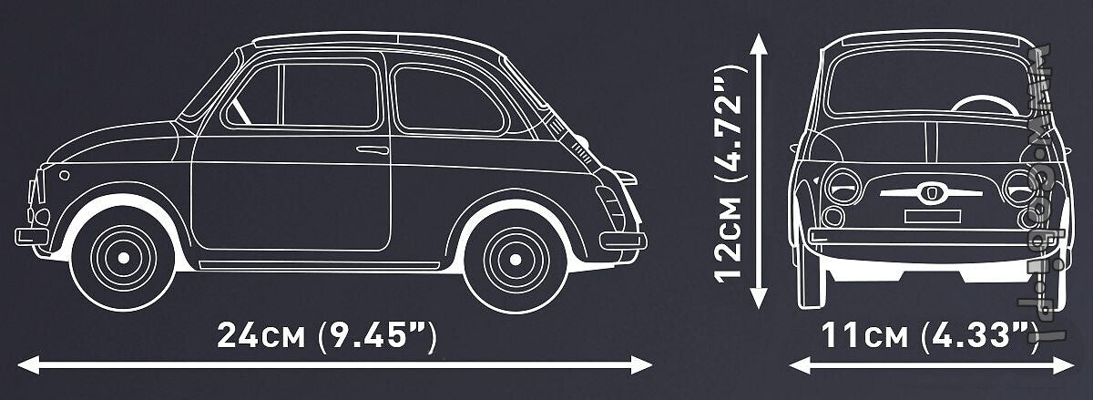 COBI 24353 - Fiat 500 Abarth Executive Edition