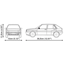 Laden Sie das Bild in den Galerie-Viewer, COBI 24359 - VOLKSWAGEN GOLF (1974-83)