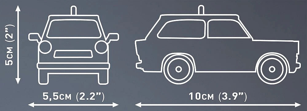 COBI 24555 - Trabant 601 Universal Feuerwehr