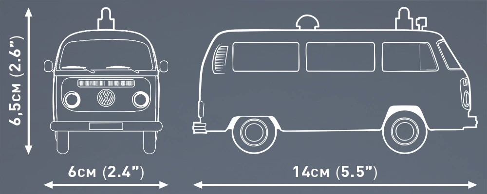 COBI 24619 - Volkswagen T2b Krankenwagen