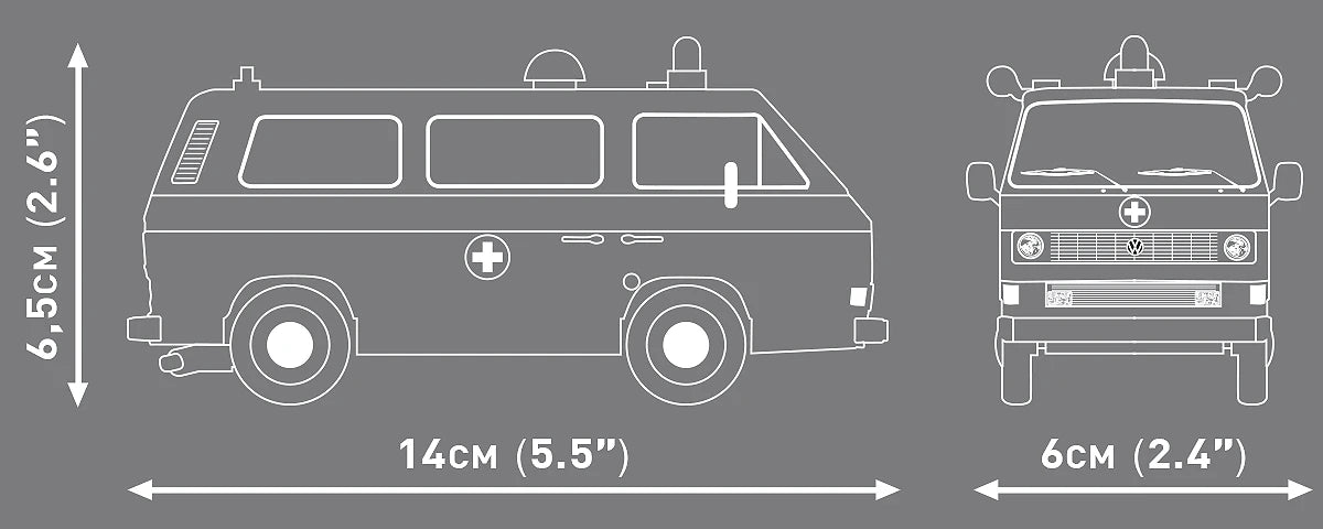 COBI 24636 - VW T3 Krankenwagen
