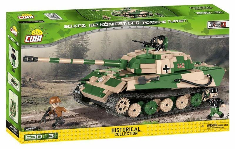 Cobi 2480 - PzKpfw VI B Tiger II Königstiger "Porsche Turm"