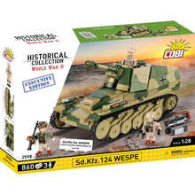 Laden Sie das Bild in den Galerie-Viewer, COBI 2598 - SD.KFZ.124 WESPE EXECUTIVE EDITION