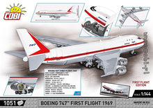 Laden Sie das Bild in den Galerie-Viewer, COBI 26609 - Boeing 747 First Flight 1969