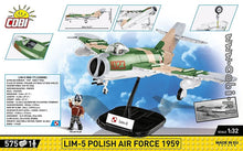 Laden Sie das Bild in den Galerie-Viewer, COBI 5824 - Lim-5 Polish Air Force 1959