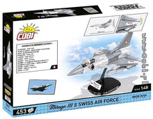Laden Sie das Bild in den Galerie-Viewer, COBI 5827 - Mirage IIIS Swiss Air Force