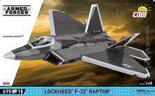 Laden Sie das Bild in den Galerie-Viewer, COBI 5855 - Lockheed F-22 Raptor