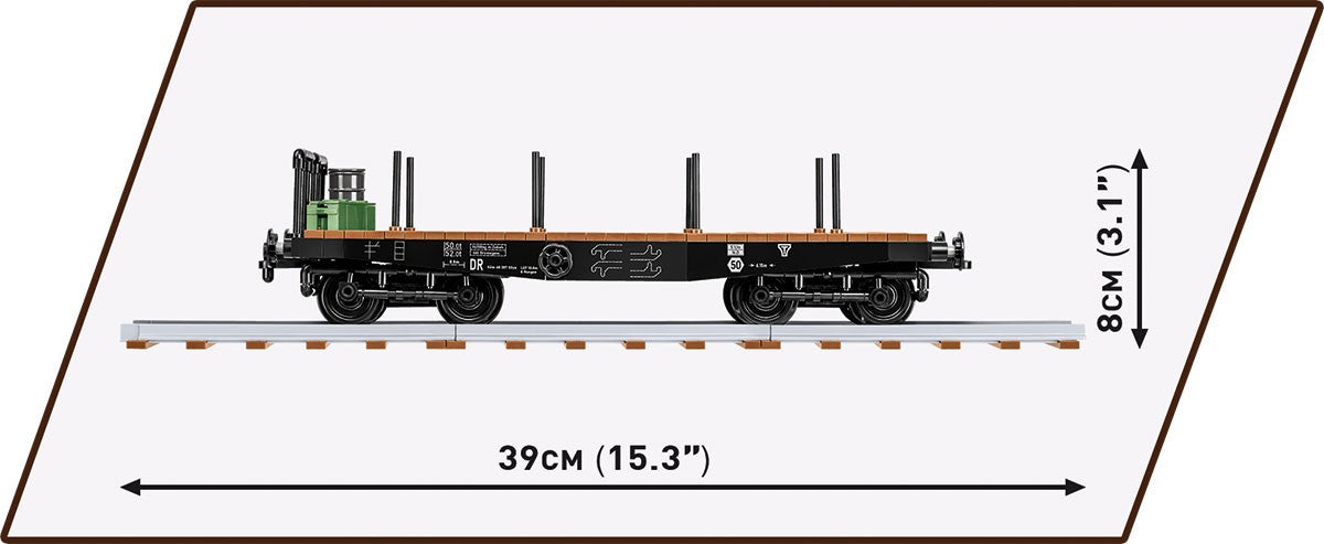 Cobi 6284 - Deutsche Eisenbahn Schwerer Plattformwagen Typ SSY