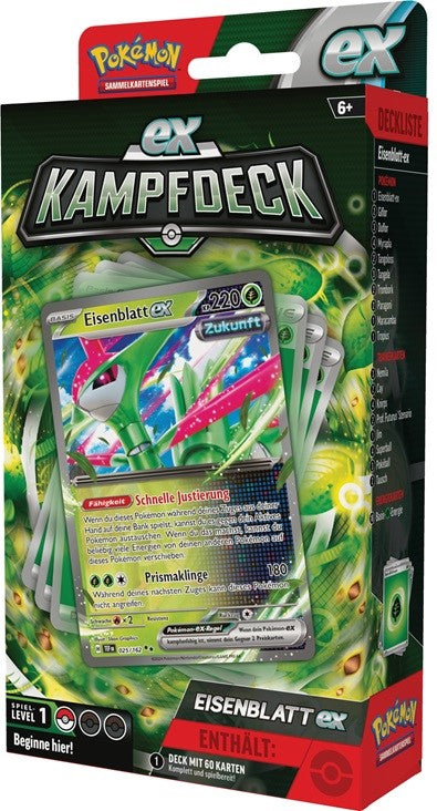Pokémon TCG EX-Kampfdeck Oktober 2024 - Eisenblatt
