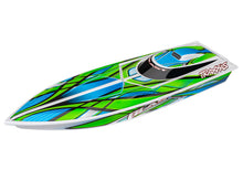 Laden Sie das Bild in den Galerie-Viewer, TRAXXAS Blast EP Boat RTR TQ Green with Battery & USB-C Charger