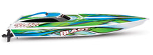 Laden Sie das Bild in den Galerie-Viewer, TRAXXAS Blast EP Boat RTR TQ Green with Battery & USB-C Charger