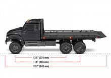 Laden Sie das Bild in den Galerie-Viewer, TRAXXAS TRX-6 Ultimate RC Hauler 6x6 TQi Black