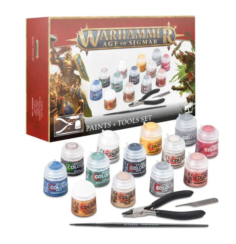 Warhammer 40K - Age of Sigmar: Paints+Tools