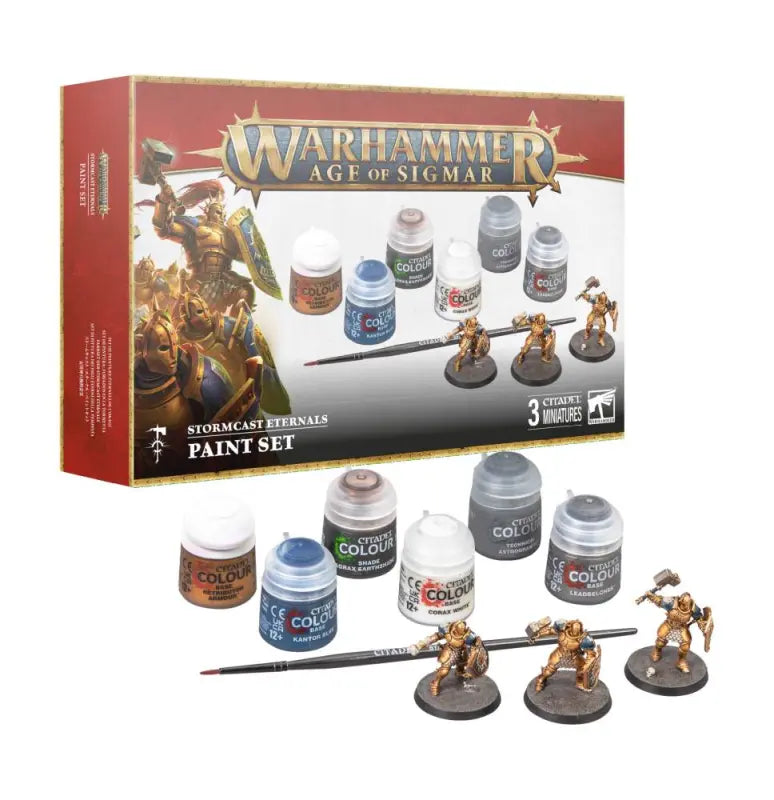 Warhammer 40K - Age of Sigmar: Stormcast Eternals Paint Set