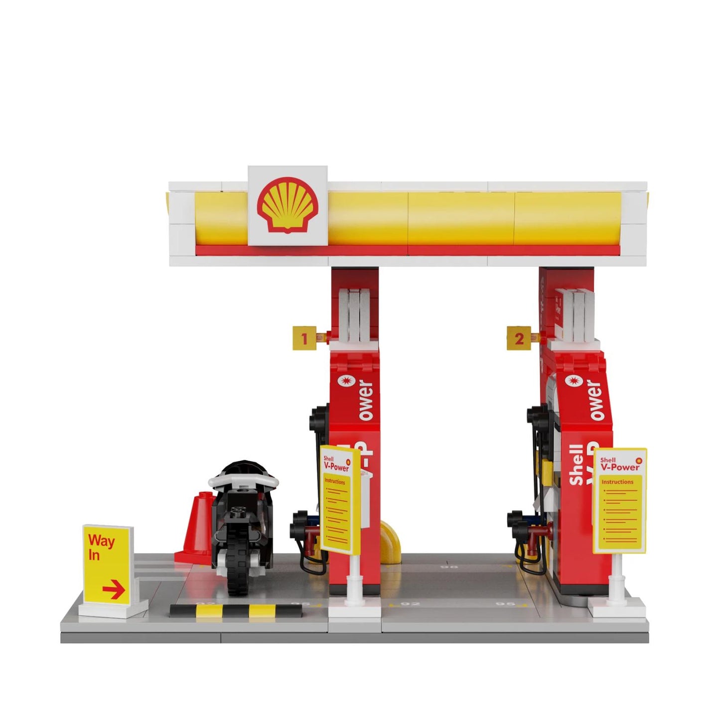CADA C66028W - Shell Tankstelle (305 Teile)