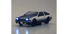 Laden Sie das Bild in den Galerie-Viewer, Kyosho First Mini-Z 1:28 Toyota Sprinter Trueno AE86 WH/BK