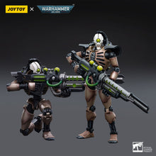 Laden Sie das Bild in den Galerie-Viewer, Warhammer 40k Actionfigur 2er-Pack 1/18 Necrons Szarekhan Dynasty Deathmark 11 cm