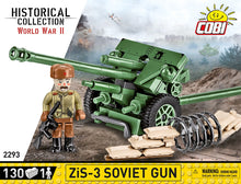 Laden Sie das Bild in den Galerie-Viewer, COBI 2293 - ZIS 3-76MM DIVISION GUN M1942