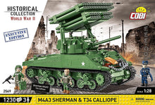 Laden Sie das Bild in den Galerie-Viewer, COBI 2569 - M4A3 SHERMAN + T34 CALLIOPE  -EXECUTIVE EDITION -