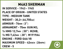 Laden Sie das Bild in den Galerie-Viewer, Cobi 2570 - M4A3 Sherman