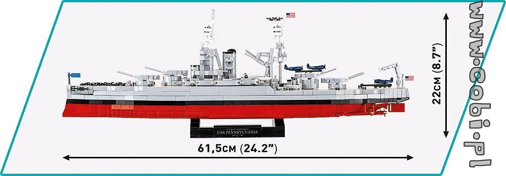 Cobi 4842 - Pennsylvania - Class Battleship (2in1) - Executive Edition
