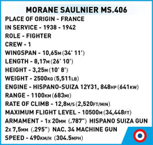 Laden Sie das Bild in den Galerie-Viewer, COBI 5724 - Morane-Saulnier MS.406
