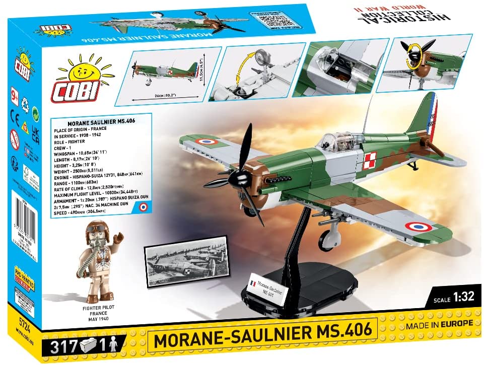 COBI 5724 - Morane-Saulnier MS.406