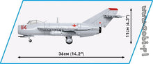 Laden Sie das Bild in den Galerie-Viewer, COBI 5823 - MiG-17 NATO Code "Fresco"