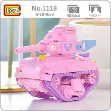 Laden Sie das Bild in den Galerie-Viewer, LOZ 1118 Pinker Panzer
