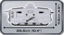 Laden Sie das Bild in den Galerie-Viewer, COBI - 2982 Sturmpanzerwagen A7V