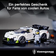 Laden Sie das Bild in den Galerie-Viewer, LEGO 76900 Speed Champions Koenigsegg Jesko Rennauto