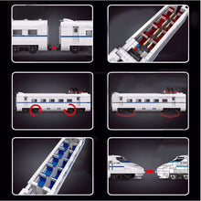 Laden Sie das Bild in den Galerie-Viewer, Mould King 12002 - Weißer Hochgeschwindigkeitszug
