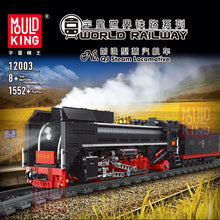 Laden Sie das Bild in den Galerie-Viewer, Mould King 12003 - Dampflokomotive schwarz