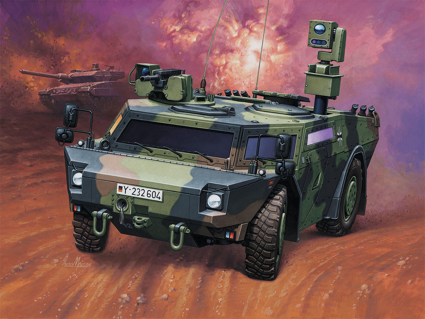 Revell Spähwagen Fennek plus Farbset