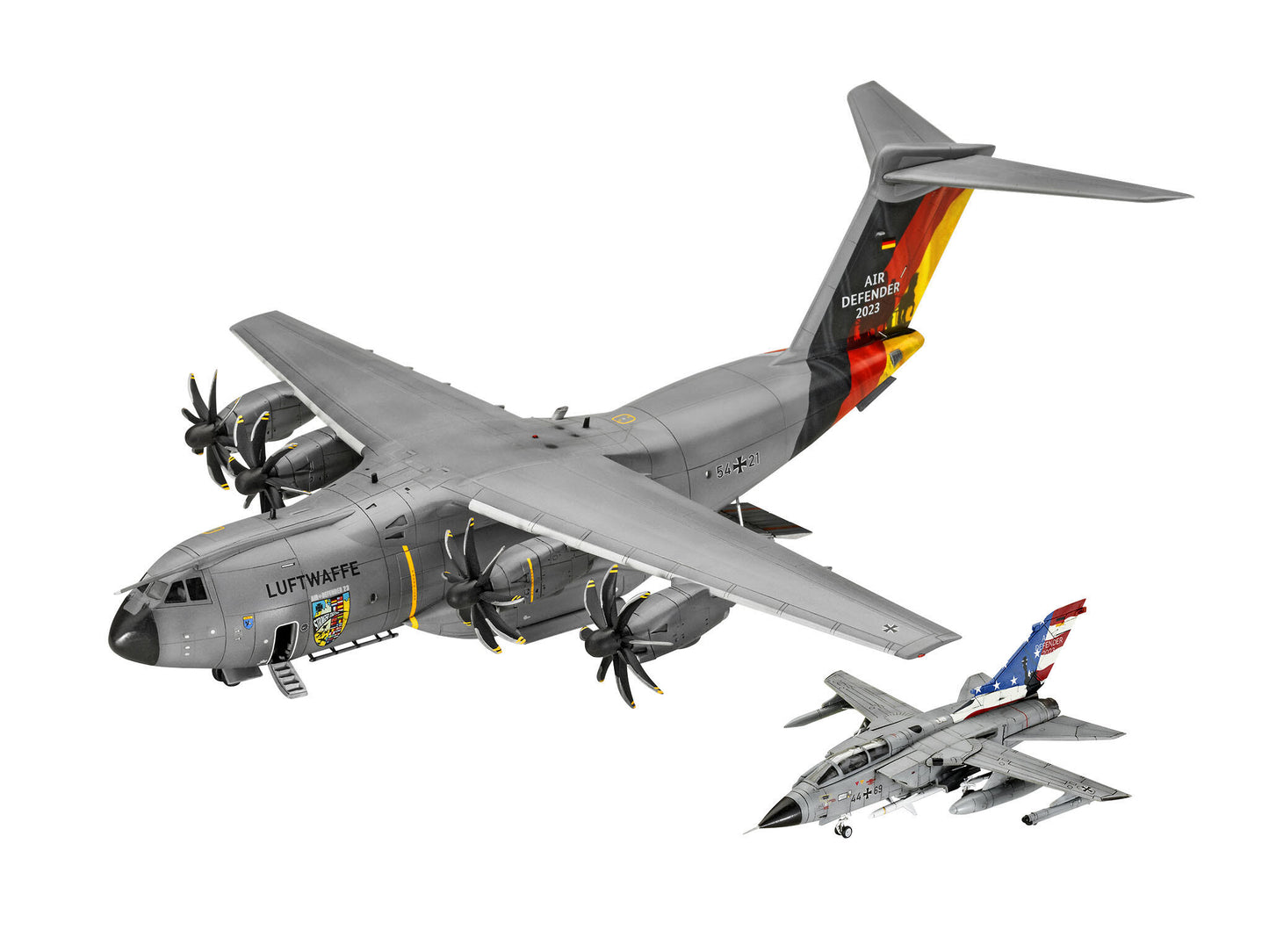 Revell Air Defender Set Airbus A400M und Tornado