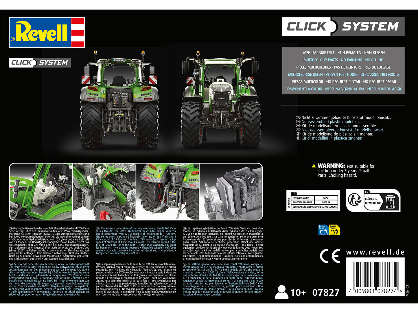 Revell 07827 - Fendt 728 Vario Tractor