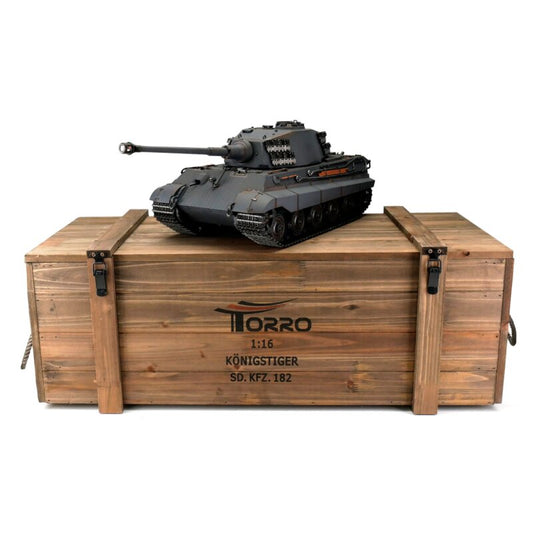 1/16 RC Königstiger grau IR Rauch