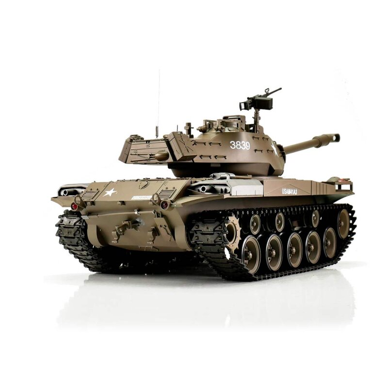1/16 RC M41A3 Walker Bulldog grün BB+IR (Metallketten)