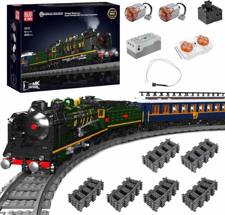 Mould King 12025 - Orient Express SNCF 231 inkl. Motor & RC
