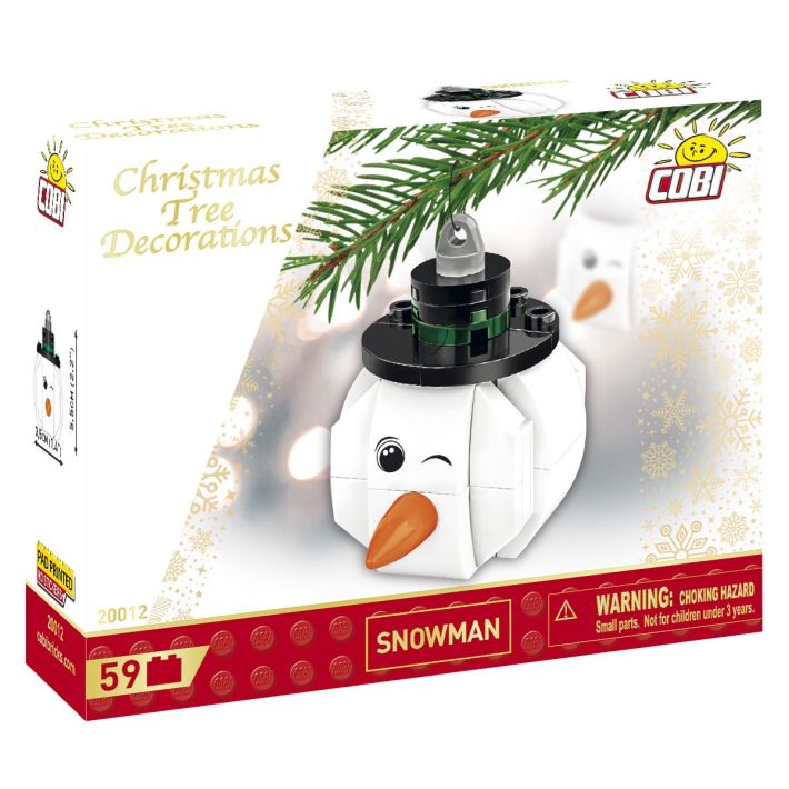 COBI 20012 - Christbaumschmuck Schneemann