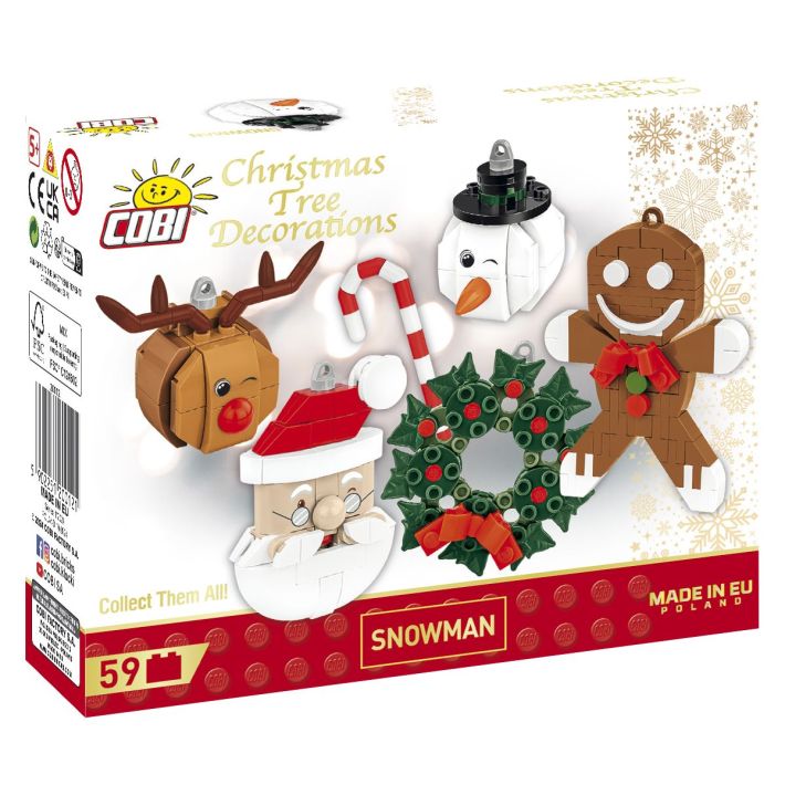 COBI 20012 - Christbaumschmuck Schneemann