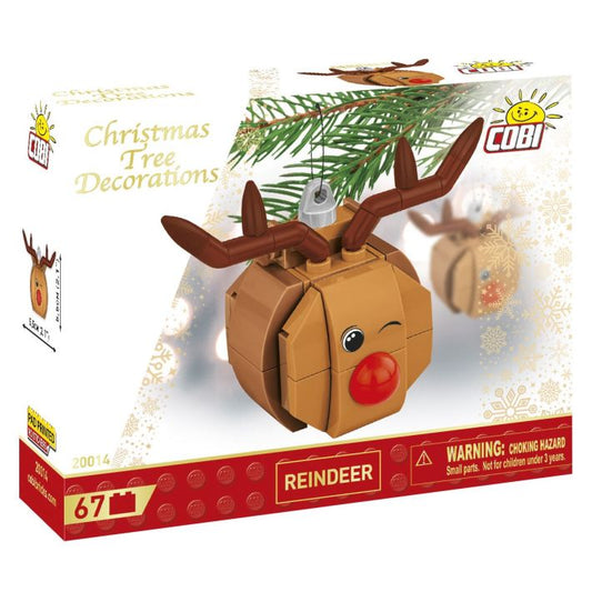 COBI 20014 - Christbaumschmuck Rentier mit der roten Nase
