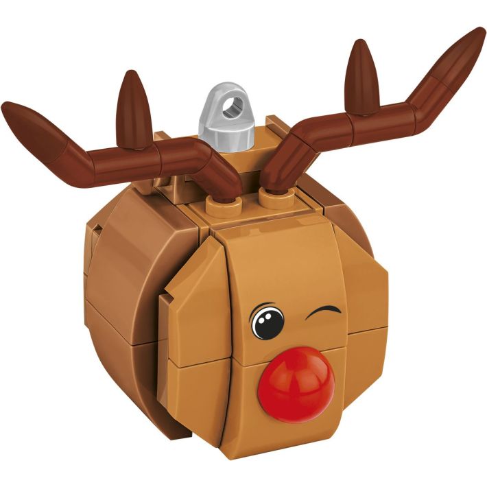 COBI 20014 - Christbaumschmuck Rentier mit der roten Nase