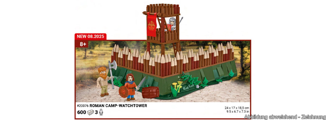 COBI 20076 - Römischer Lager Wachturm - Imperium Romanum     -VORBESTELLUNG-