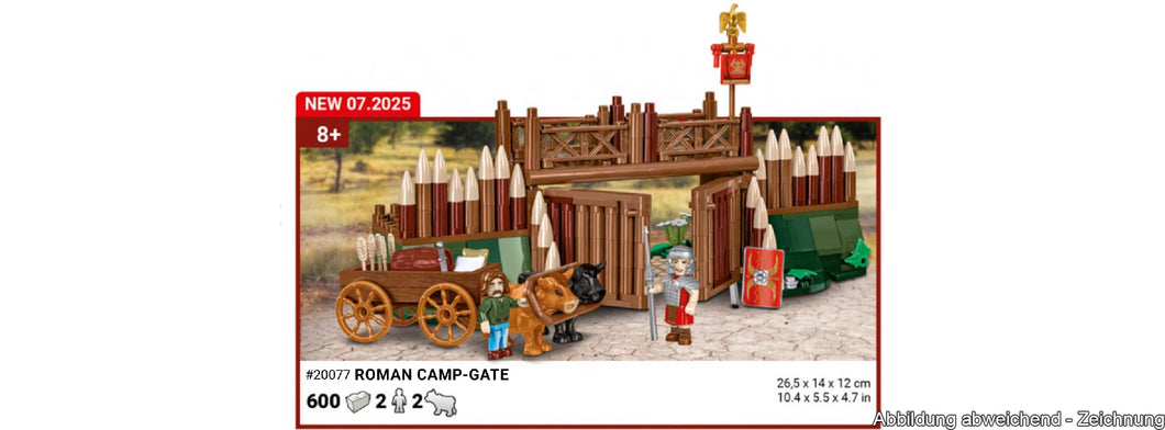 COBI 20077 - Römisches Lager Tor - Imperium Romanum     -VORBESTELLUNG-