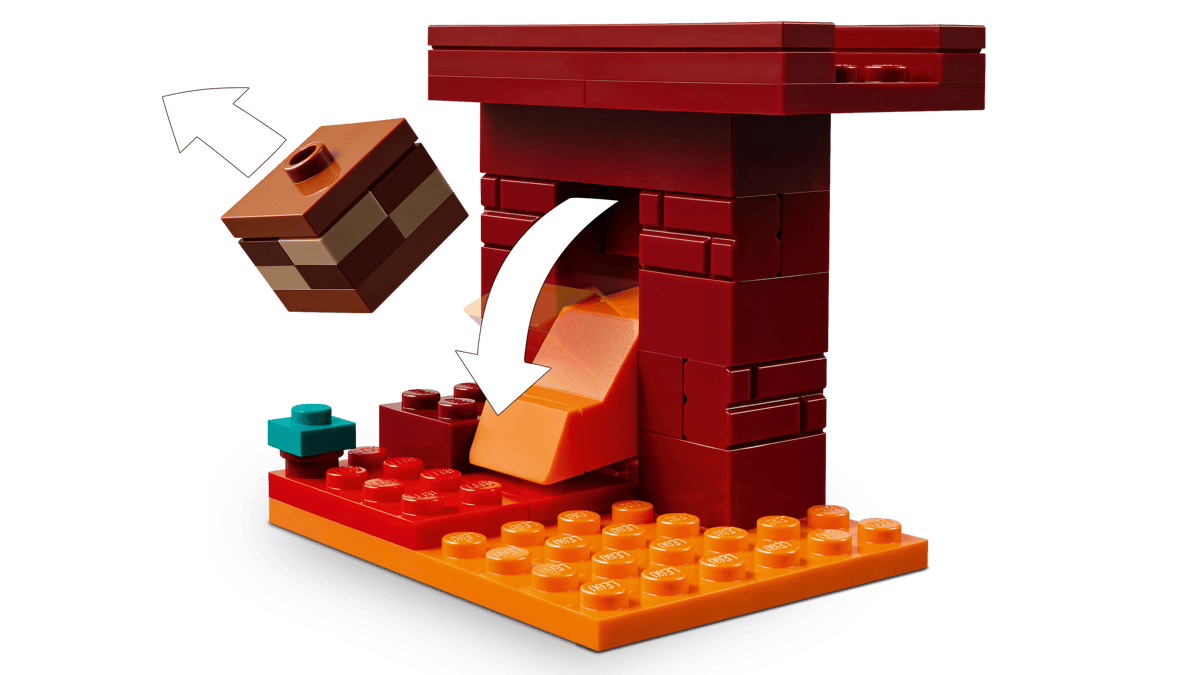 Lego 21266 - Minecraft® Das Lava-Duell im Nether