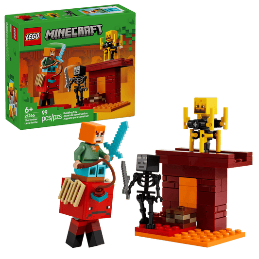 Lego 21266 - Minecraft® Das Lava-Duell im Nether