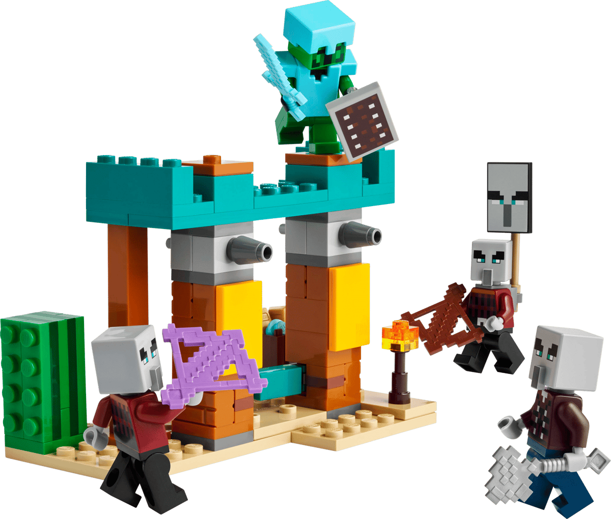 Lego 21267 - Minecraft® Die Illager-Wüstenpatrouille